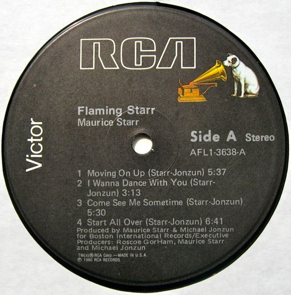 Maurice Starr vinyl cassette