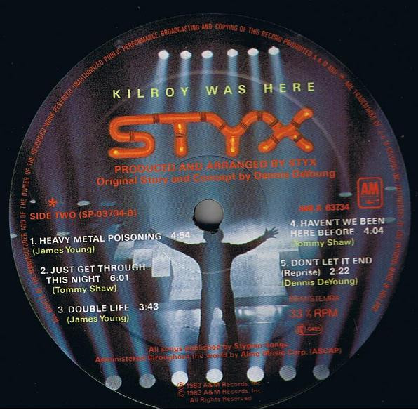styx vinyl